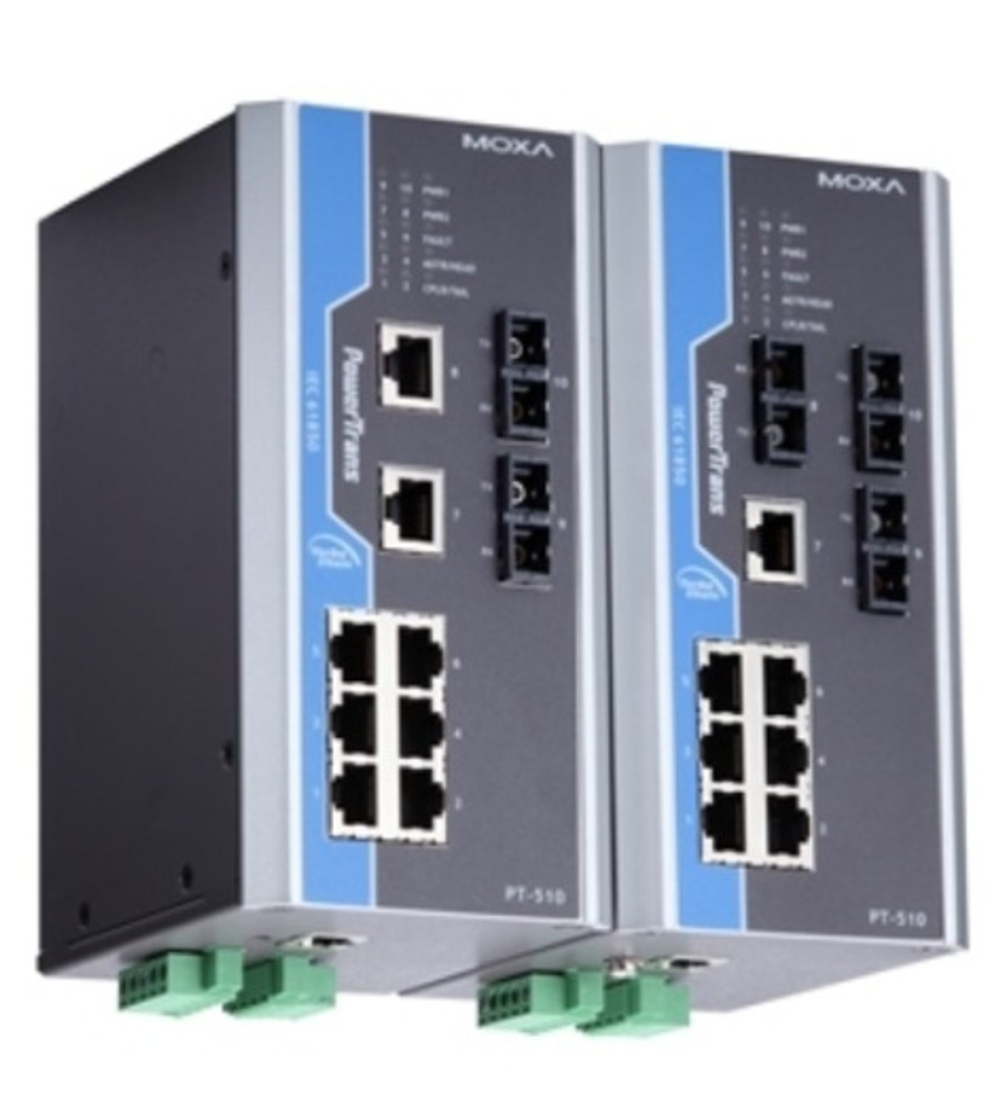 Коммутатор управляемый MOXA PT-510-SS-SC-48