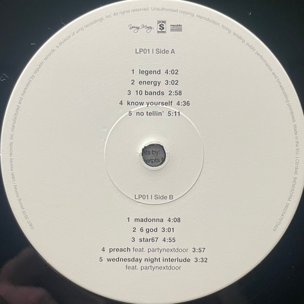 Drake ‎– If You're Reading This It's Too Late 2LP (Европа 2016г.)