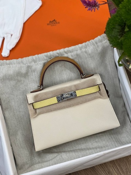 Сумка Hermes Kelly Mini Epsom ручной шов