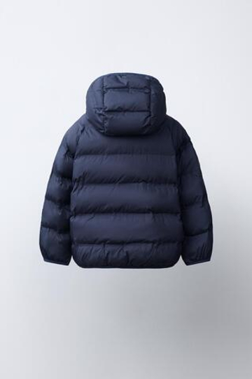 ZARA УЛЬТРАЛЕГКАЯ КУРТКА WATER REPELLENT, МОРСКОЙ СИНИЙ