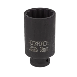Головка ударная глубокая 33мм (12гр.), 1/2'' RockForce RF-4488533