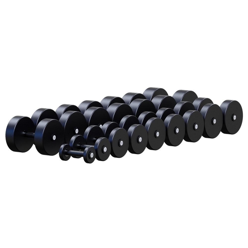Гантельный ряд 2,5-40кг, 16 пар (шаг 2,5кг)