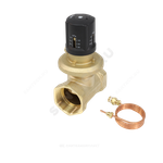 Клапан балансировочный автомат латунь 3380H Ду 15 G1/2" Ру16 Тмакс=120 оС ВР 5-30 кПа Kvs=1.16м3/ч без ниппелей Benarmo