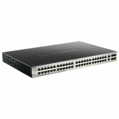 Коммутатор D-Link DGS-3130-54TS B1A PROJ Управляемый L3 стекируемый коммутатор с 48 портами 10 100 1000Base-T, 2 портами 10GBase-T и 4
