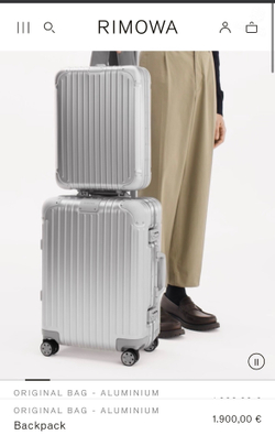 Алюминиевый рюкзак Rimowa Aluminium Backpack