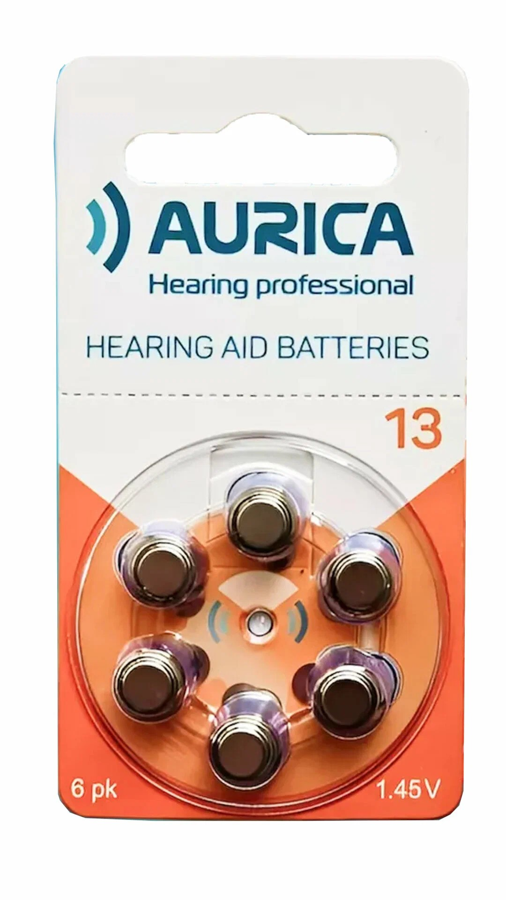 Батарейки для слухового аппарата Aurica 13