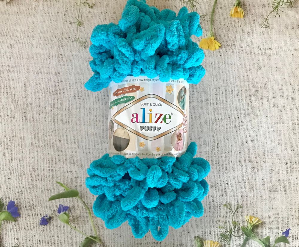ALIZE "Puffy", 16 голубой сочи