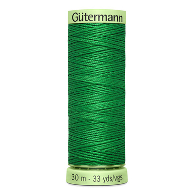 Нить Top Stitch 30/30 м для декоративной отстрочки, Gutermann, 396 ярко-зеленый