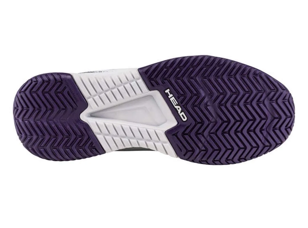 Детские теннисные кроссовки Head Sprint Court 4.0 - light grey/purple night