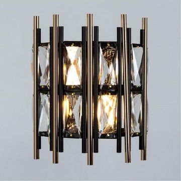 Настенный светильник 2*Е14 A1043AP-2BK чёрный Alruba Arte Lamp