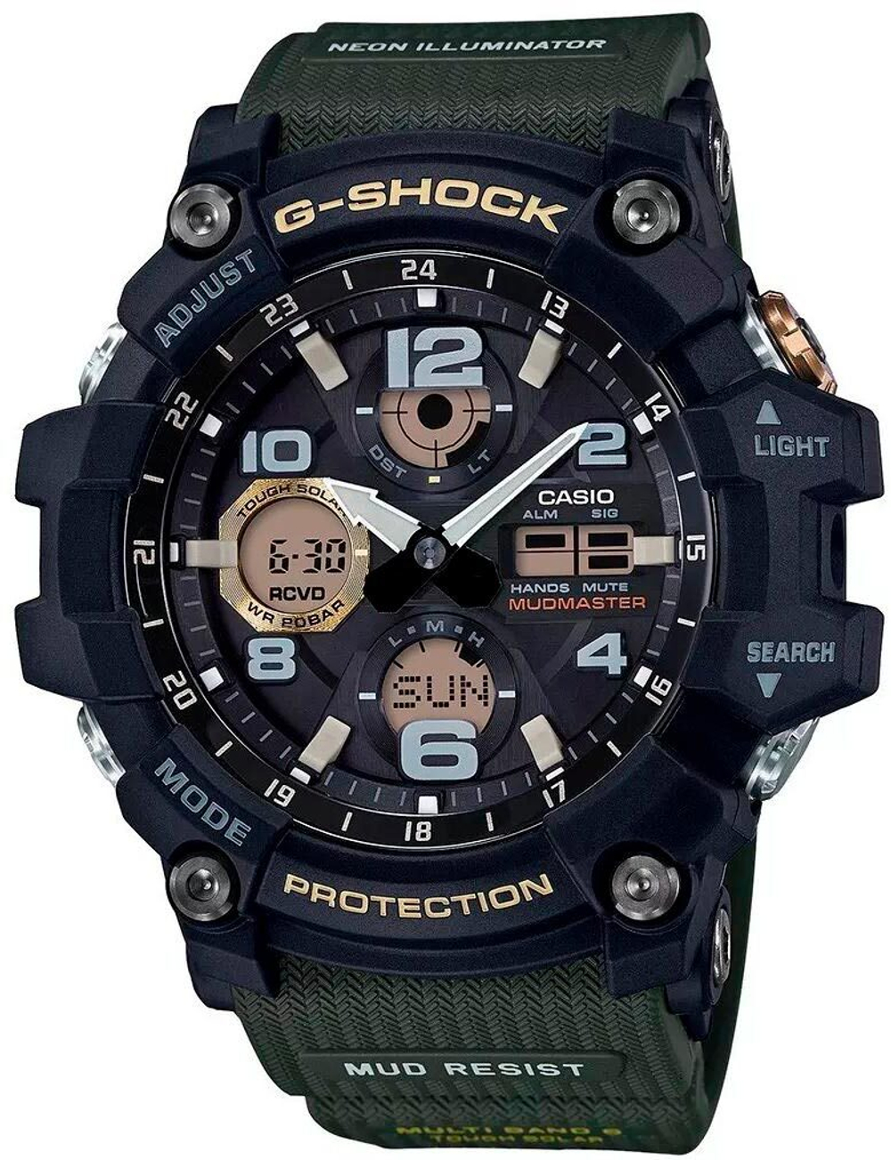 Японские наручные часы Casio G-SHOCK GWG-100-1A3 с хронографом