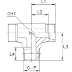 Штуцер FTC DL12 NPT 3/8 (корпус)
