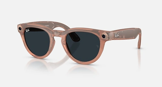 Умные очки Ray-Ban Meta Headliner Gen 2 (RW4013) Matte Peach/Clear/Grey Transitions S50 T150