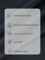 Оксфорд 200D PU1000 78 г/м², 150 см / 10 метров, ОКС.TBY200D.S156.10, S156 серый