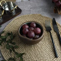 Салатник 210 мл 11,5*10,7 см h5,1 cм емкость для закусок Village Purple New Brown Taiga P.L. [6]