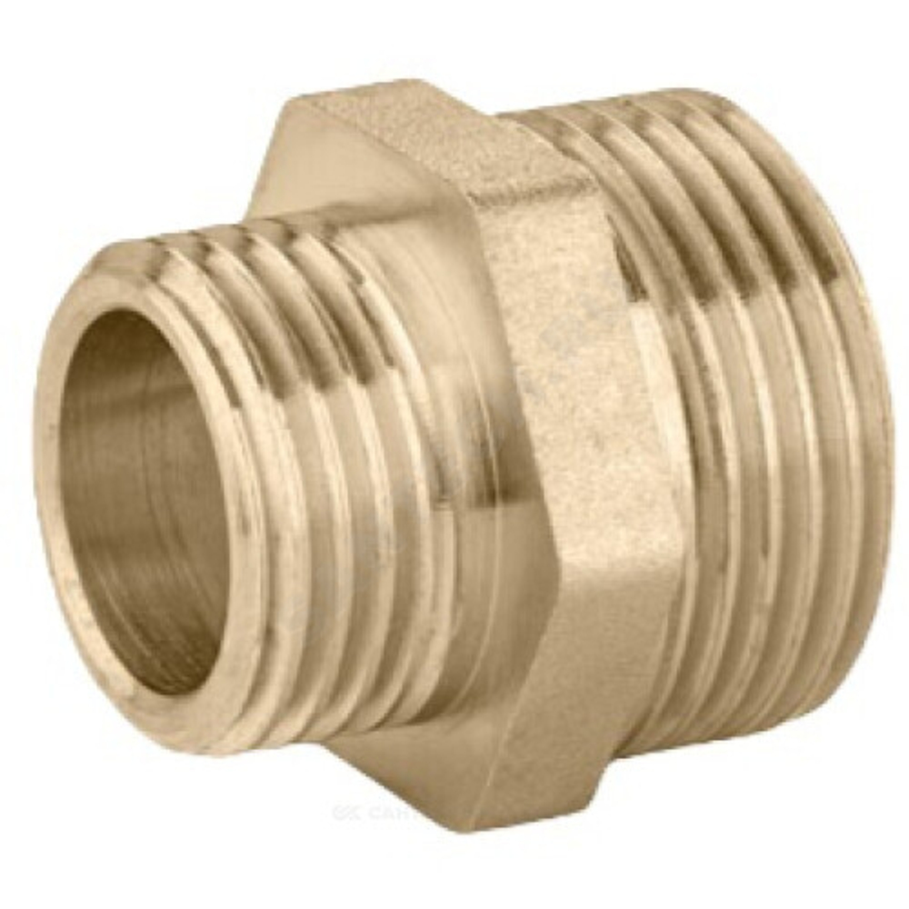 Ниппель латунь переходной Ду 25х15 (1"х1/2") НР LD LD.65.503.2515
