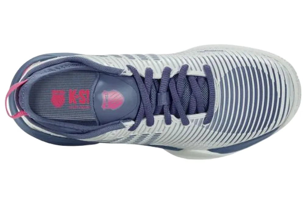 Женские теннисные кроссовки K-Swiss Hypercourt Supreme HB - blue blush/infinity/carmine rose