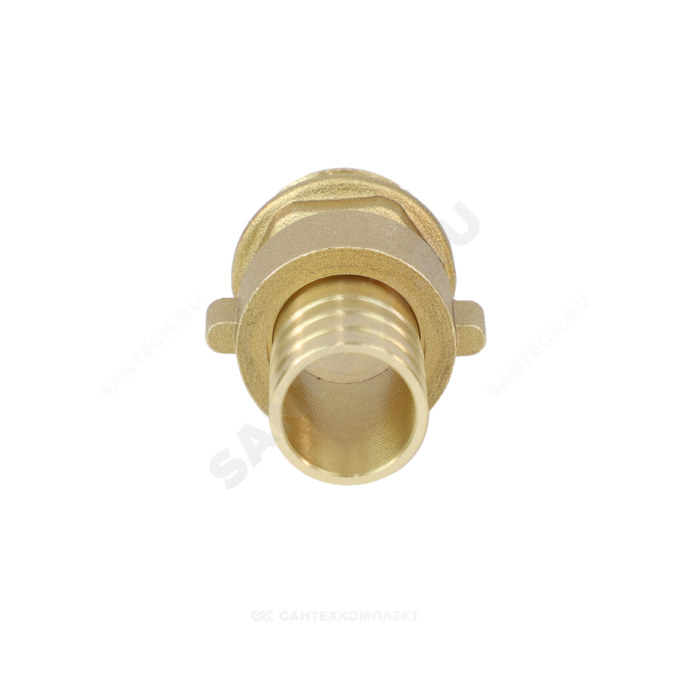Переходник штуцерный латунь разъемный для шланга Дн 20х3/4" НР 9104 Aquasfera 9104-04