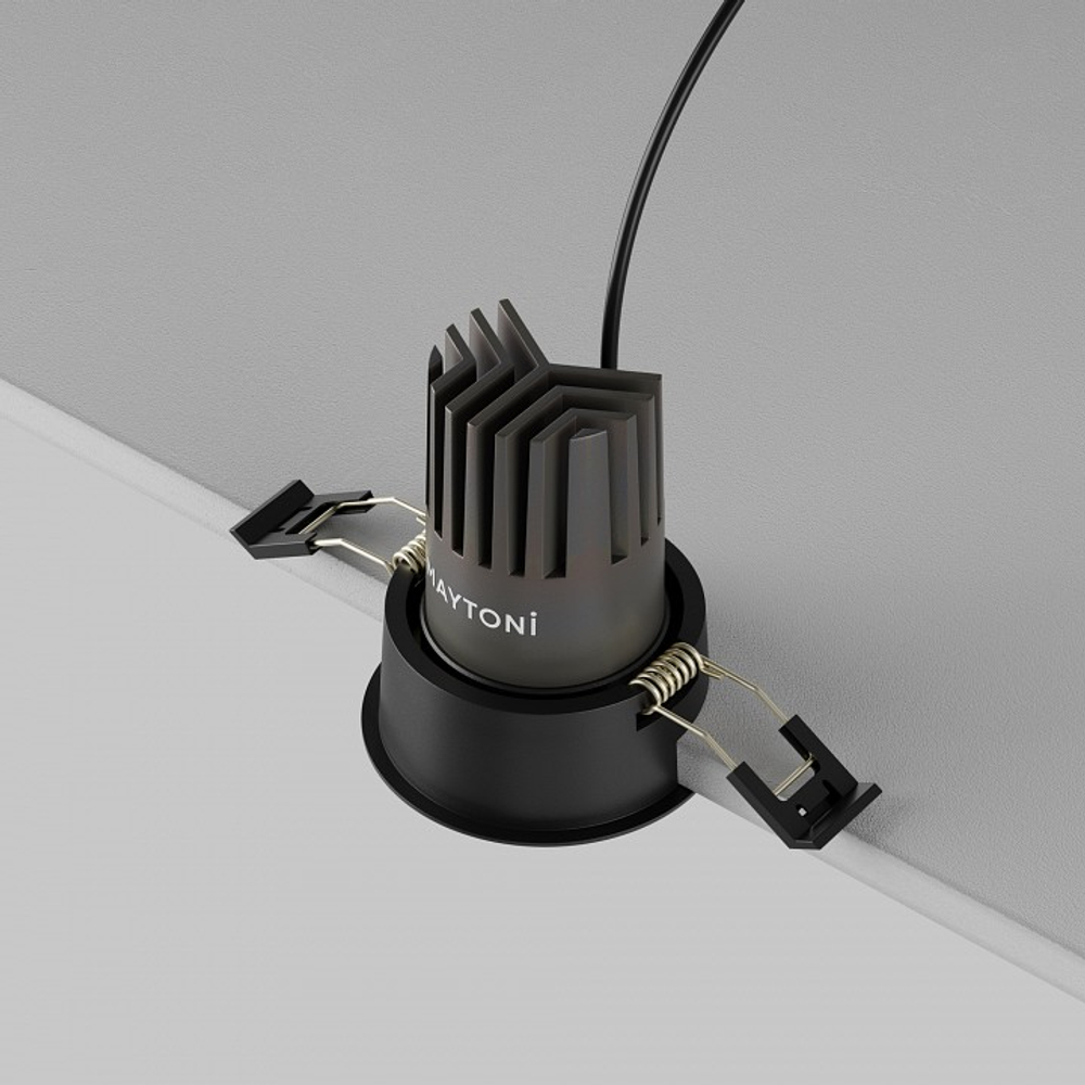 Встраиваемый светильник Maytoni Technical Dip DL123-10W-2.7K-B