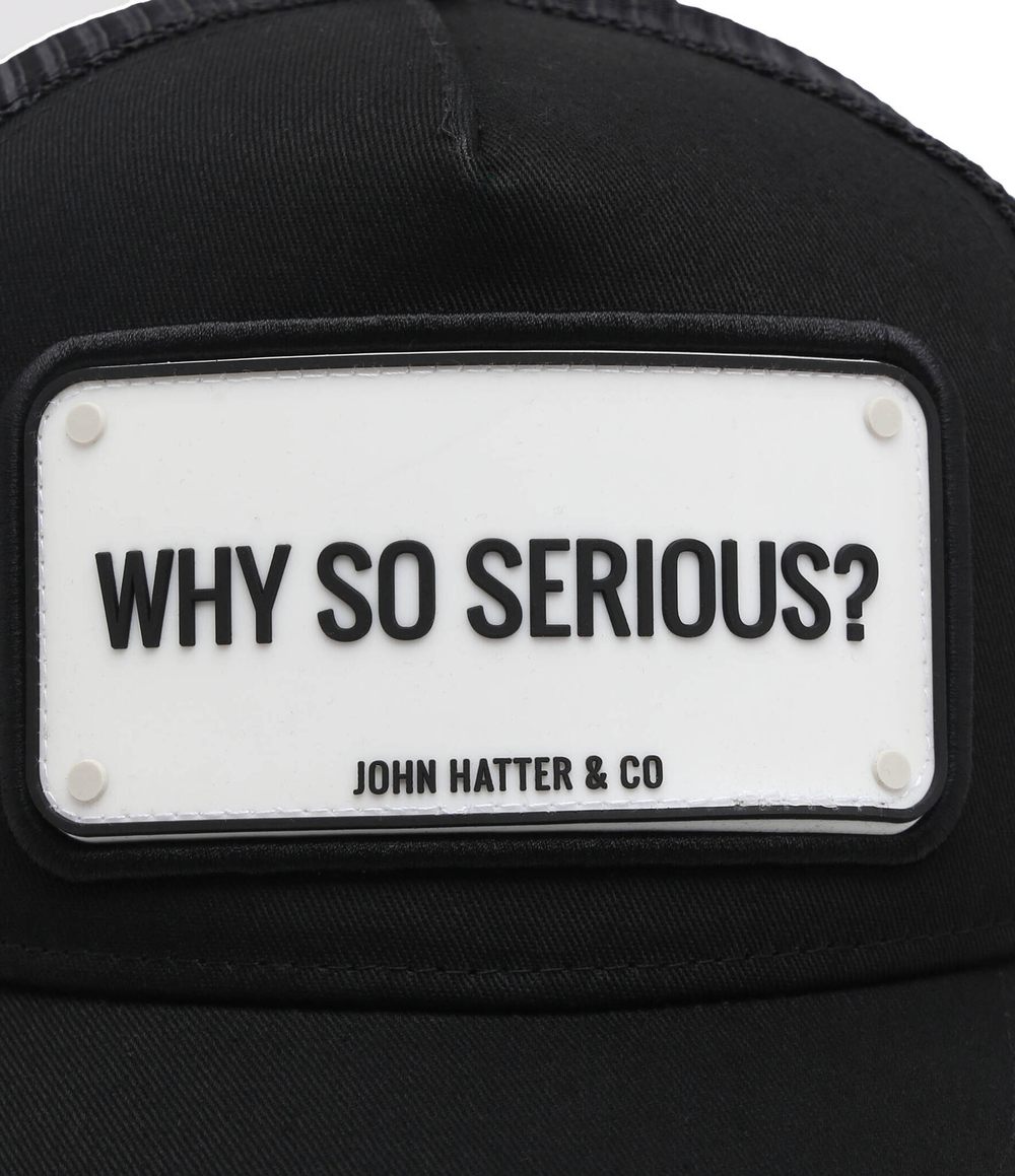 Кепка WHY SO SERIOUS? John Hatter - черный(R-1009-U00)