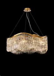 Люстра подвесная NewRgy NW077-ф800*H320 GOLD/BRONZE, 12×40 Вт, бронзовая и золотая