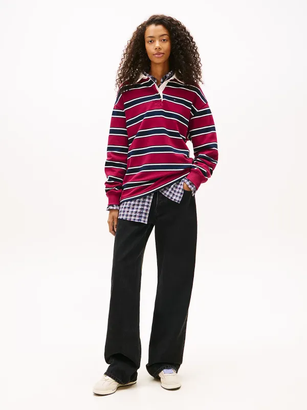 Джинсы женские TOMMY JEANS MIA MR RLXD STR FLG