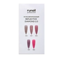 Runail Моделирующий УФ-гель светоотражающий №9879 BUILDER UV GEL REFLECTIVE DIAMOND 2.0, 15г