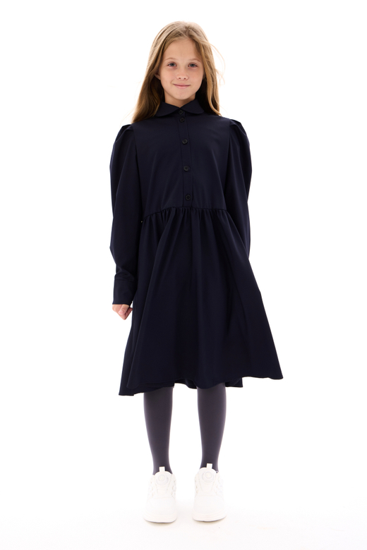 Классическое школьное платье Dark Blue