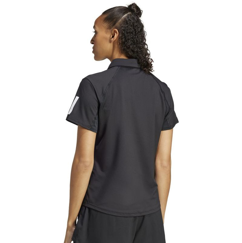 Женское поло Adidas Club Climacool 3-Stripes - black