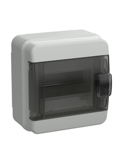 Корпус КМПн-6 TEKFOR IP65 черн. прозр. дверь пластик. IEK TF5-KP72-N-06-65-K03-K02