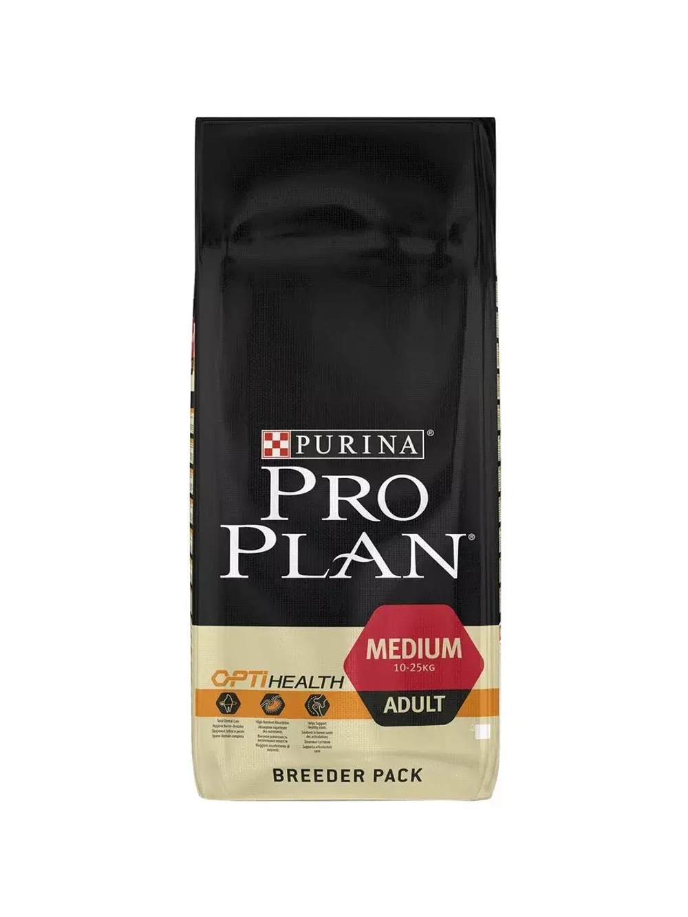 Purina PRO PLAN с комплексом OPTIHEALTH (Пурина Про План Медиум Эдалт) корм сухой для собак с курицей 18 кг.