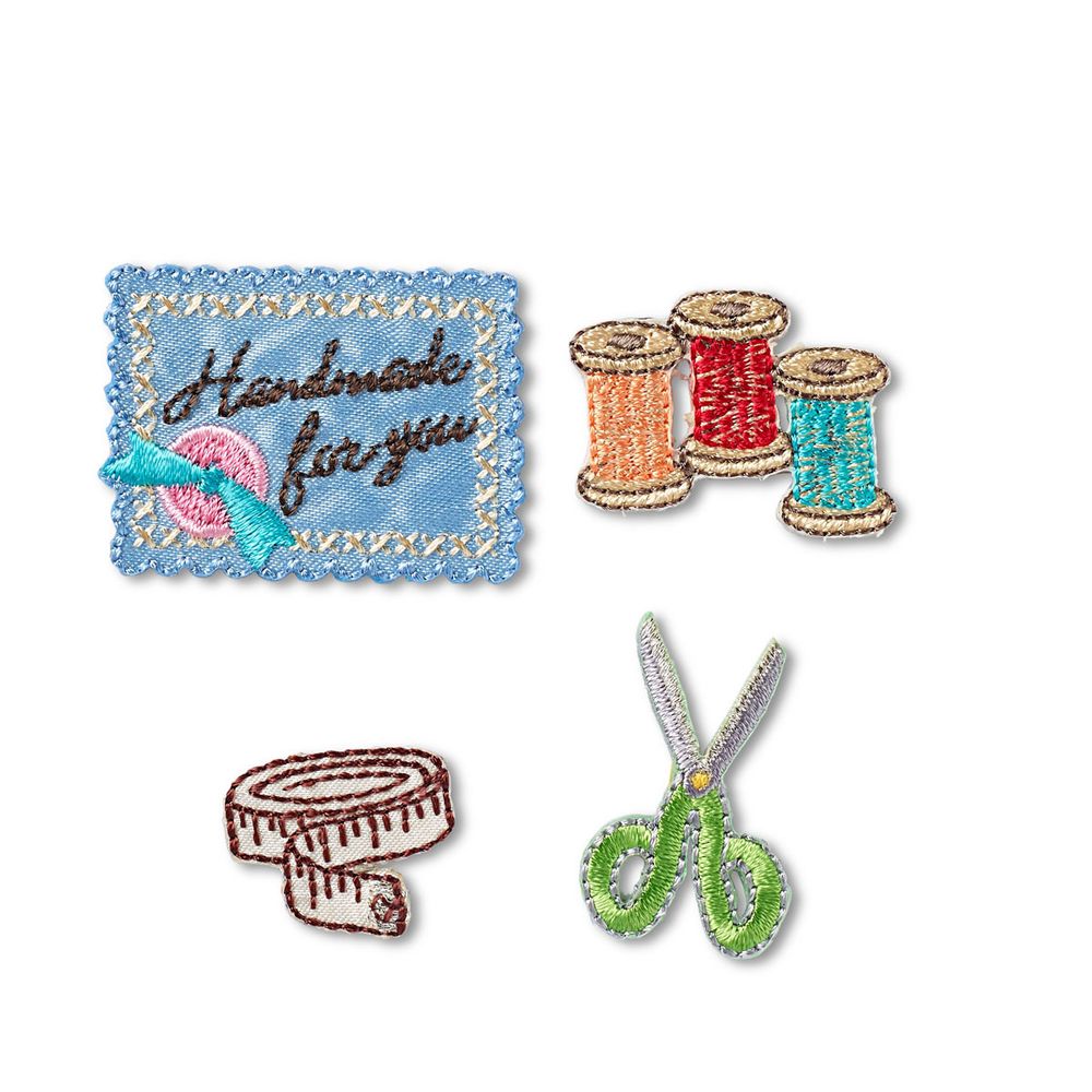 Аппликация термоклеевая "Handmade for you" 4 шт Prym