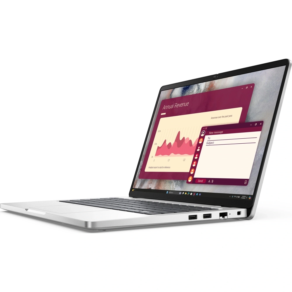 Ноутбук Dell Pro 14 Core Ultra 7 255U 16Gb SSD512Gb Intel Graphics 14" IPS FHD+ (1920x1200) Linux grey WiFi BT Cam (PRO14-7653)