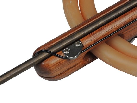 Ружье-арбалет подводное Riffe Competitor #4 57"(145 см), 2 кольцевые тяги, гарпун 65"(165 см), дерево тиковое