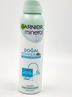 Garnier Mineral дезодорант-спрей Dogal Ferahlik, для чуствительной кожи с маслом кокоса, 48Н 150 мл (Франция)