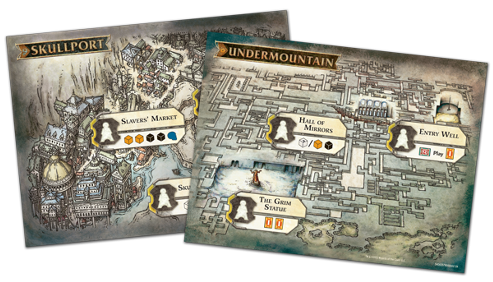 Lords of Waterdeep: Scoundrels Of Skullport. Новые локации