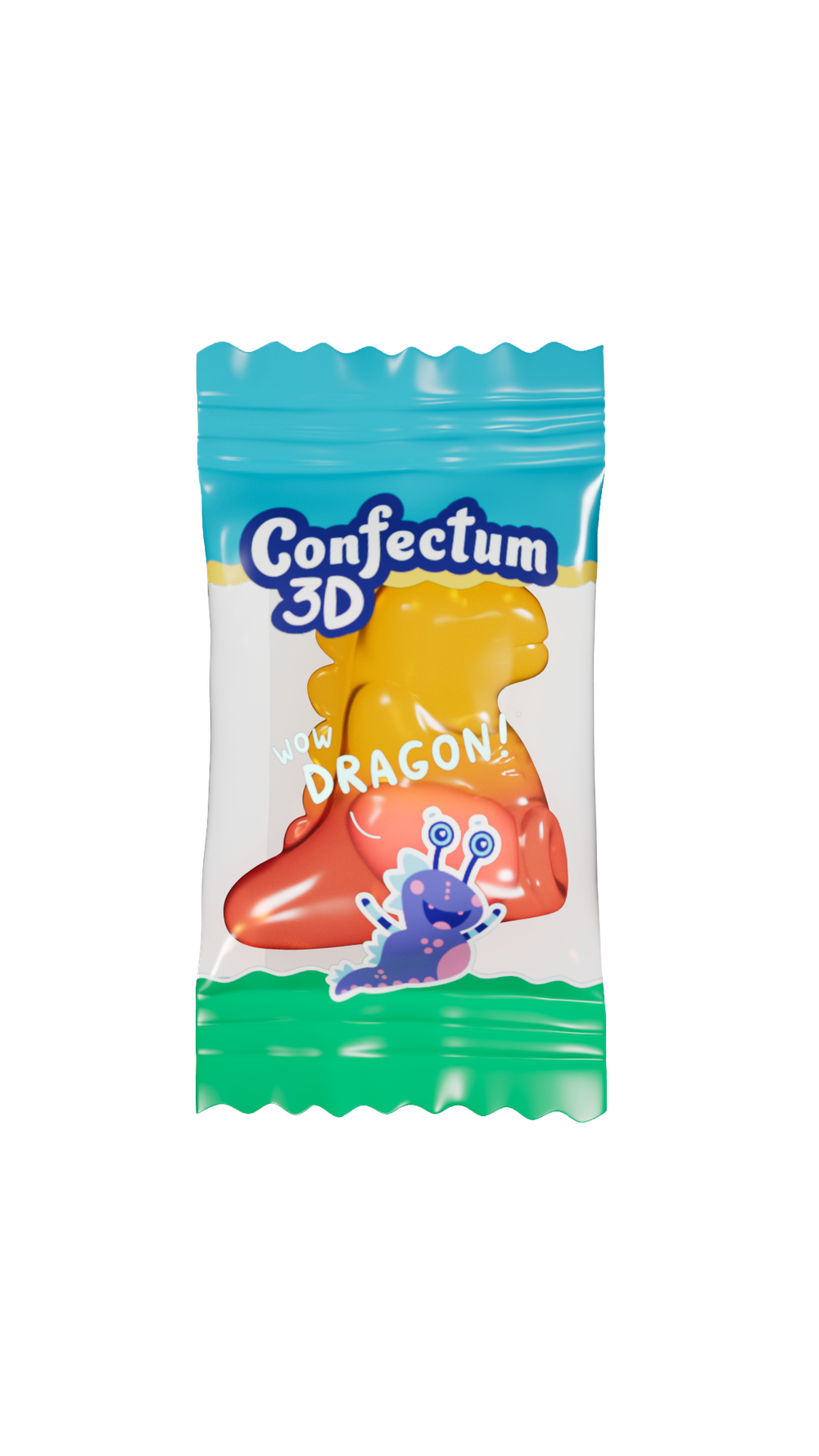 Мармелад Confectum funny 3D в форме динозавров