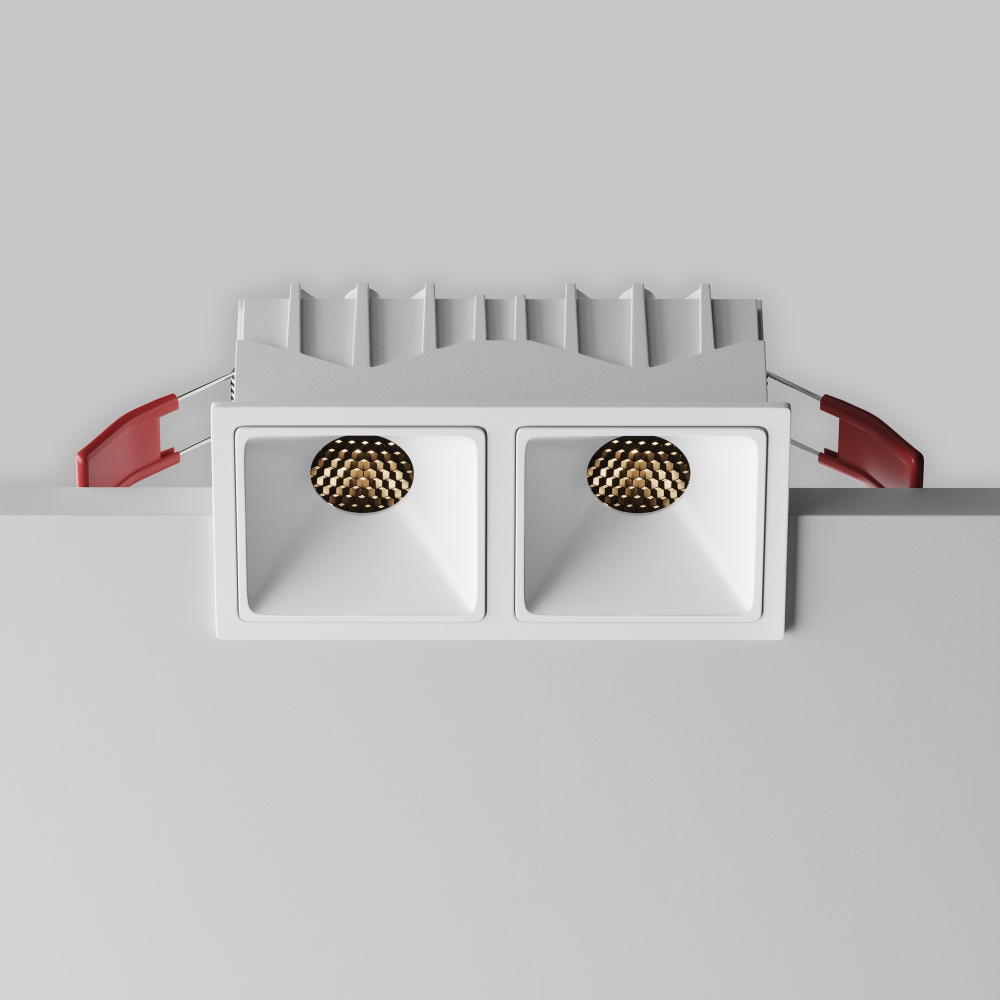 Встраиваемый светодиодный светильник Maytoni Alfa LED DL043-02-10W3K-SQ-W-1