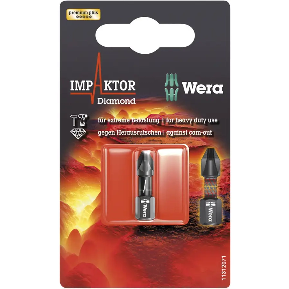 Насадка PH 2x25 851/1 IMP DC Impaktor в уп. WERA 05073916001