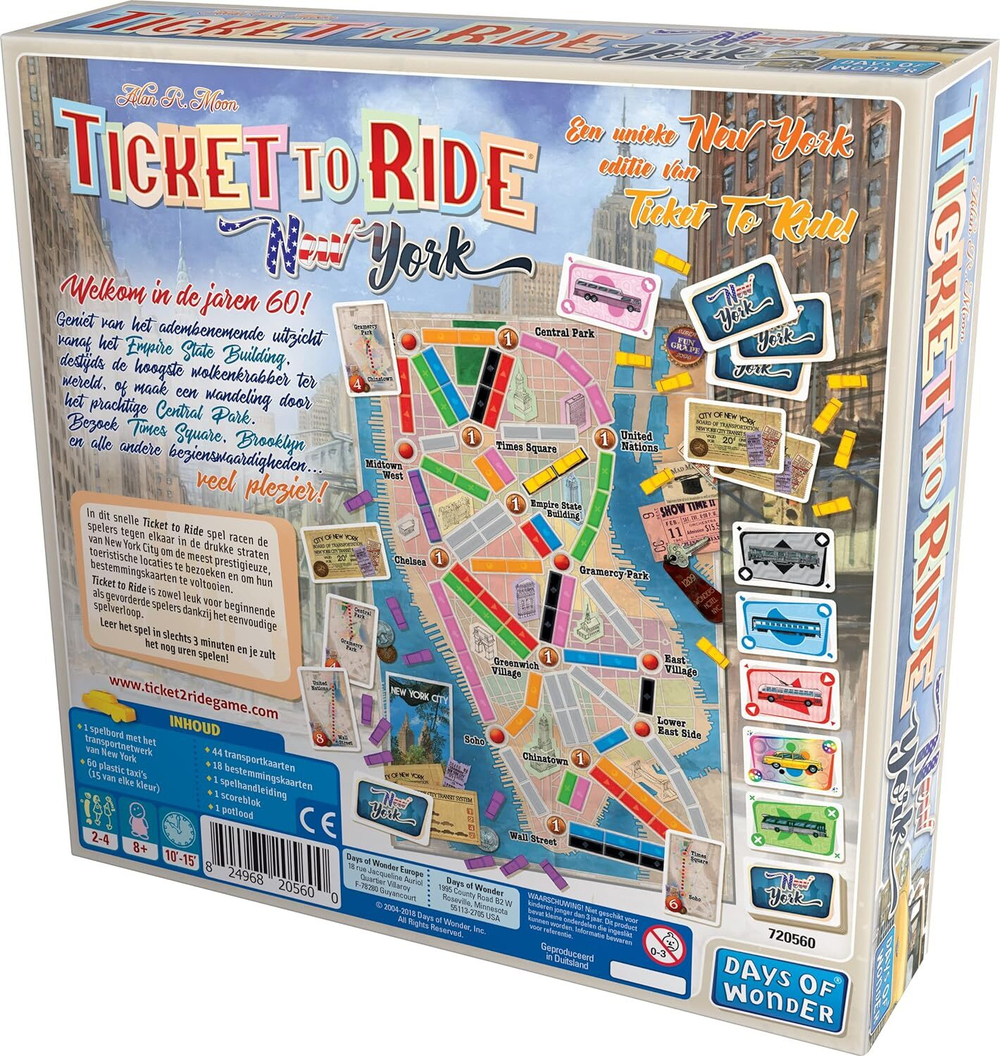 Ticket to Ride Express: New York City 1960 на скандинавских языках