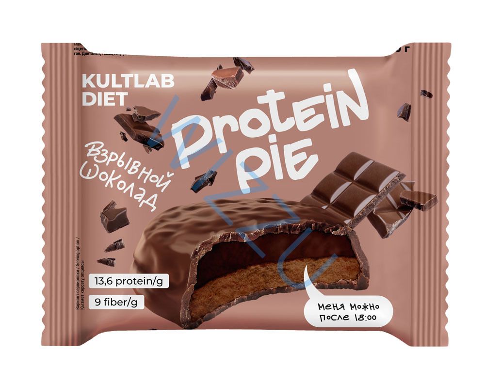 Kultlab Diet Protein Pie Взрывной шоколад 45гр