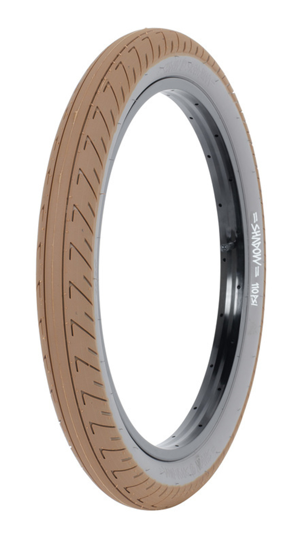 BMX покрышка Shadow Strada Nuova Tire LP 2.30 Brown Tread w/ Gray Sidewall