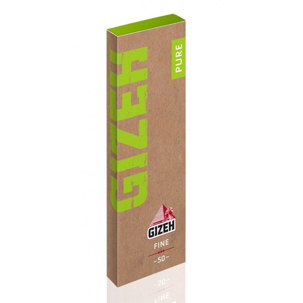 Бумага для сигарет блок "Gizeh" Pure Fine 18,5г/м 50л*25шт