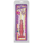Розовая анальная пробка Crystal Jellies 5 Anal Delight - 14 см. (Цвет: розовый)
