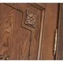 Межкомнатная дверь массив дуба Флоренция Декор табачный глухая