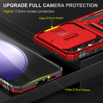 Чехол Safe Case с кольцом и защитой камеры для Samsung Galaxy S25 FE
