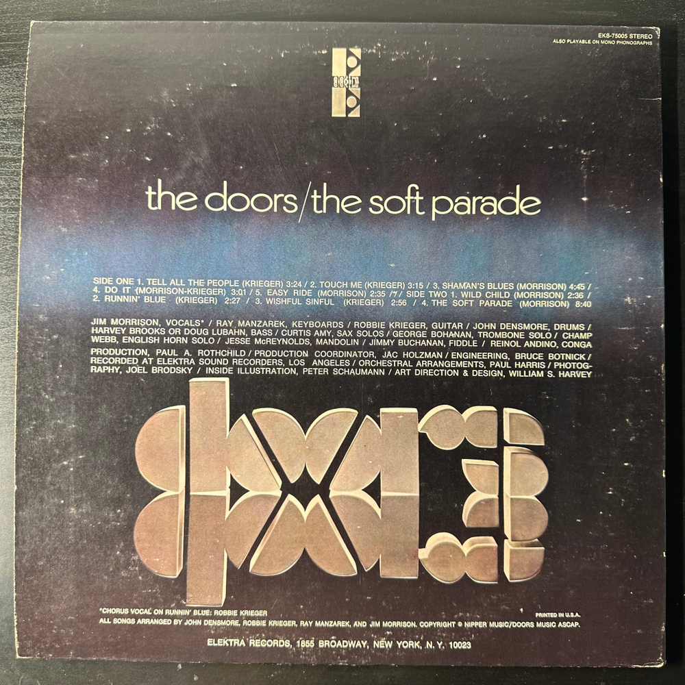 The Doors ‎– The Soft Parade (США 1979г.)