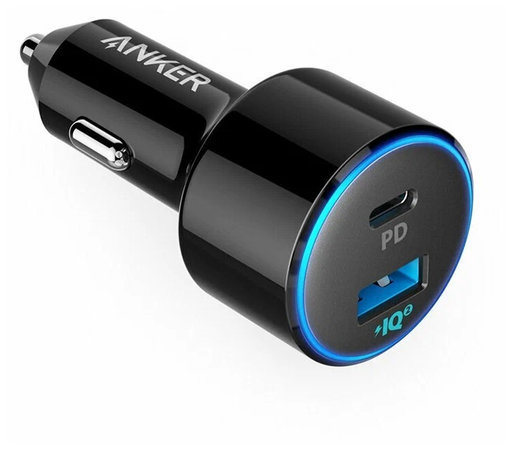Автомобильное заряд. устр. Anker Power Drive PD+2 (A2732) черное