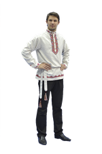 Рубашка мужская с поясом