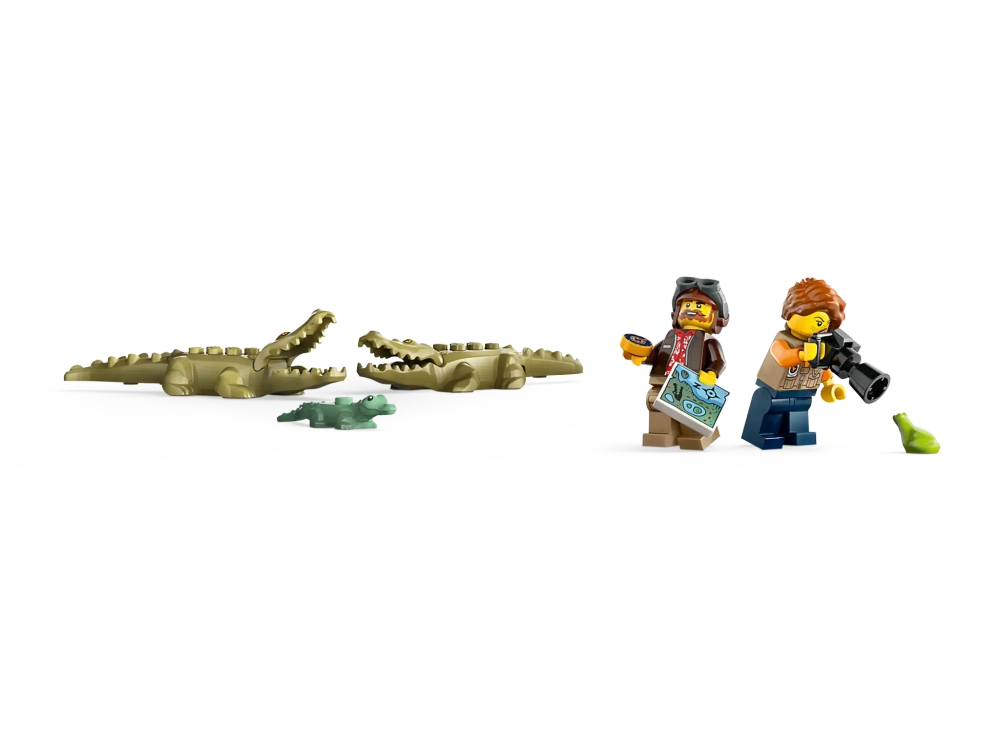 Конструктор LEGO City 60425 Исследователь джунглей: Водный самолет